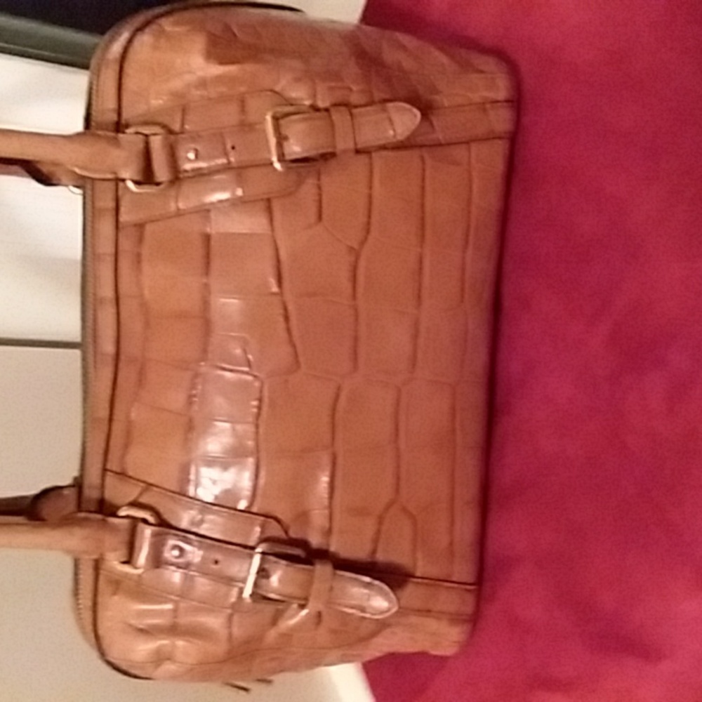 Ralph Lauren Luxury  (Lauren) Design 100%Cow Leather/Crocodile Excellent